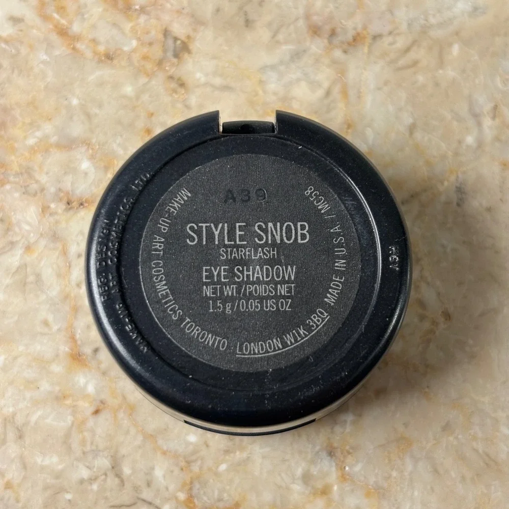 MAC Eyeshadow Style Snob Starflash Taupe Mauve Shimmer Single